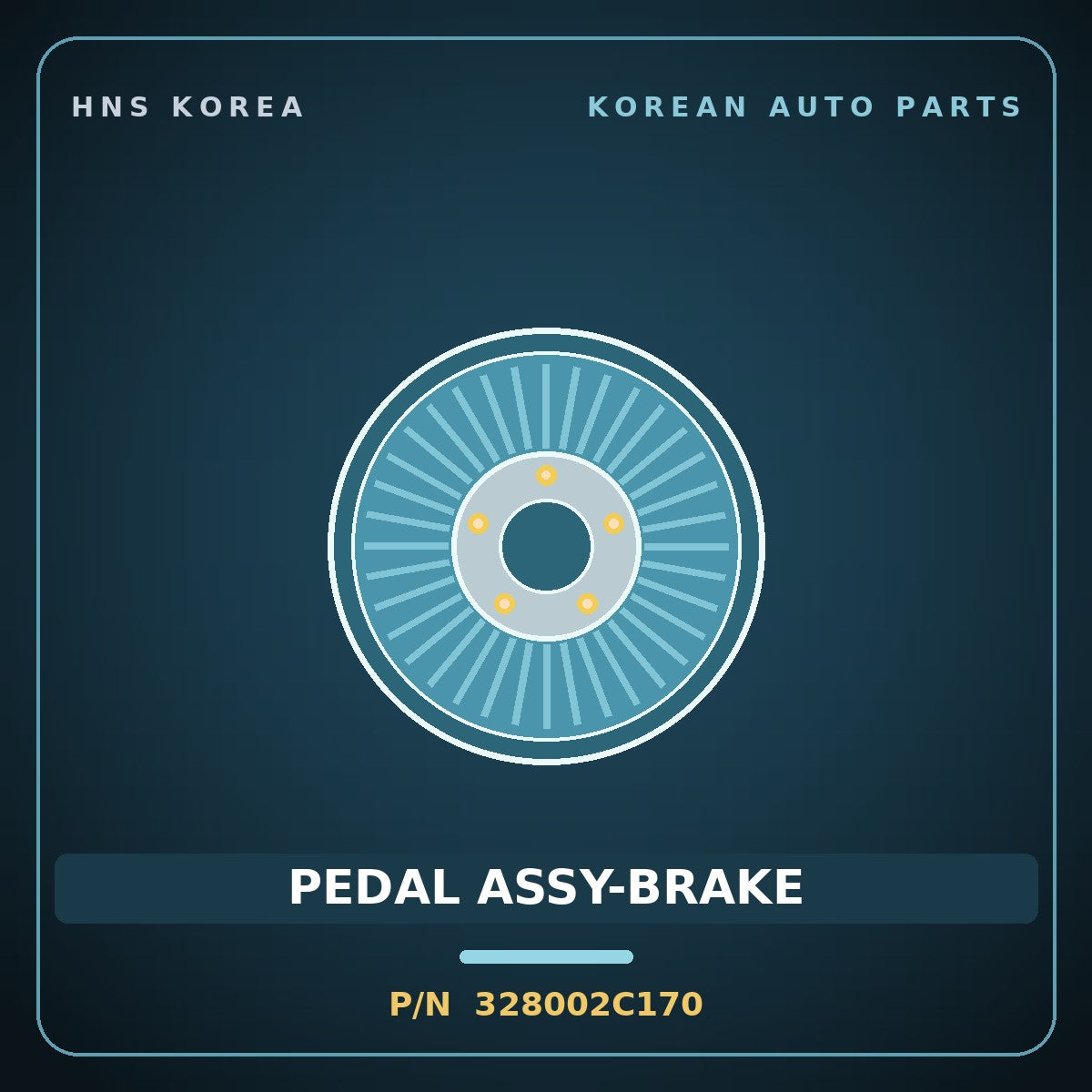 Genuine Mobis PEDAL ASSY-BRAKE 328002C170 for Elantra 2000 HNS Parts Korea
