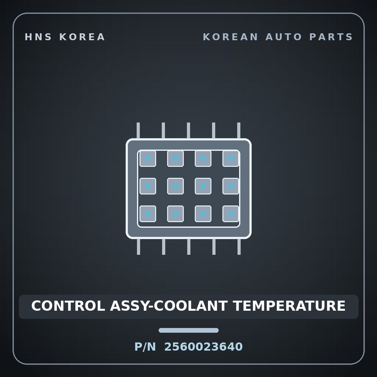 Genuine Mobis CONTROL ASSY-COOLANT TEMPERATURE 2560023640 for Elantra 2004 HNS Parts Korea
