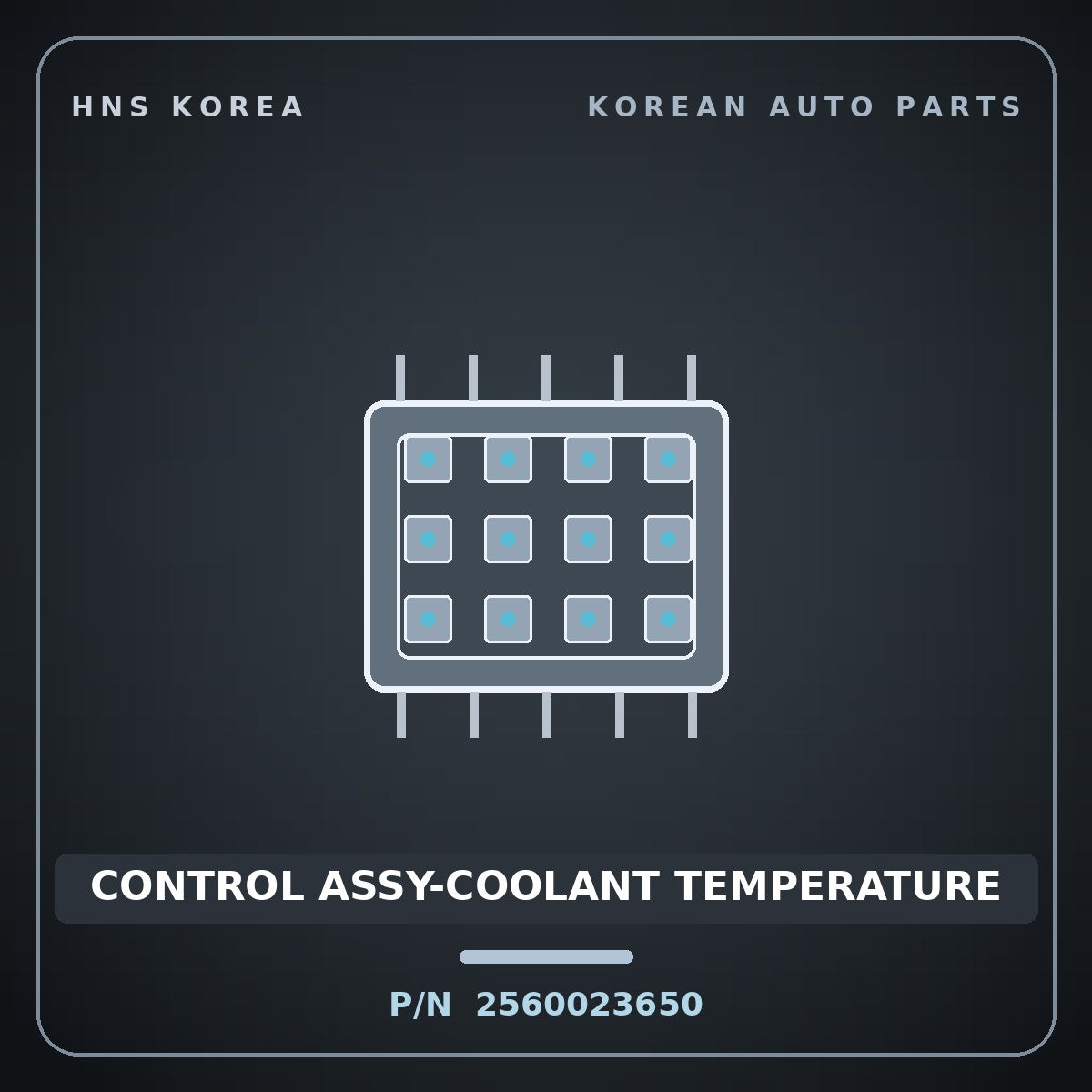 Genuine Mobis CONTROL ASSY-COOLANT TEMPERATURE 2560023650 for Tucson 2004 HNS Parts Korea