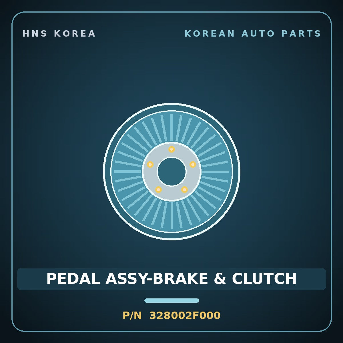 Genuine Mobis PEDAL ASSY-BRAKE & CLUTCH 328002F000 for Cerato 2003 HNS Parts Korea