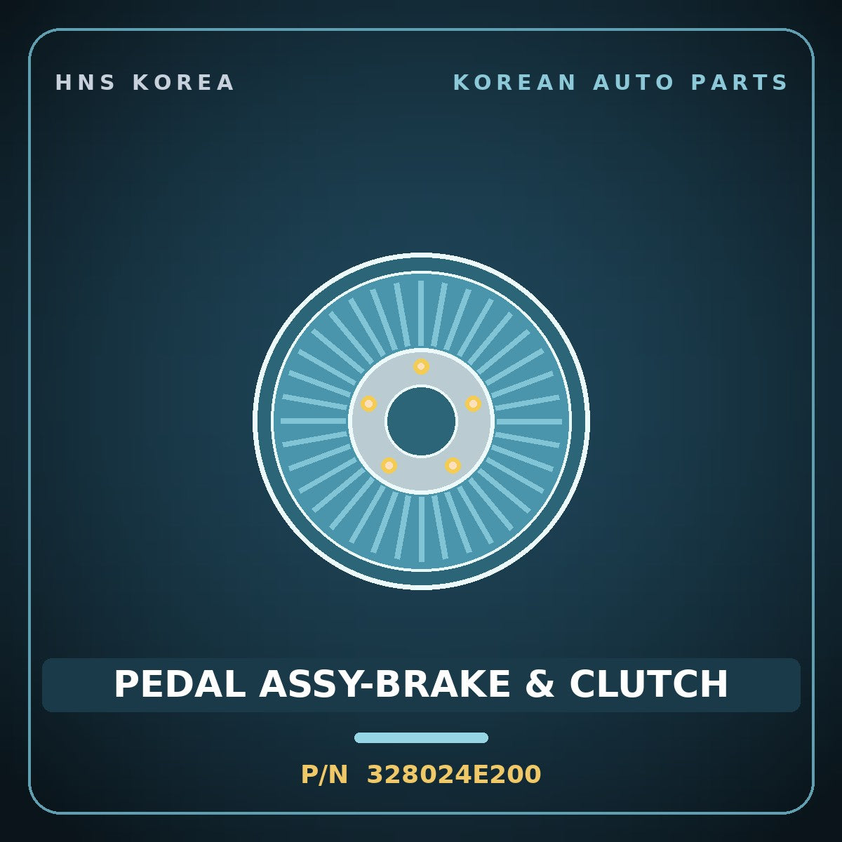 Genuine Mobis PEDAL ASSY-BRAKE & CLUTCH 328024E200 for Bongo 2004 HNS Parts Korea