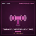 Genuine Mobis PANEL ASSY-PROTECTOR OUTLET DUCT 37599E1000 for BlueOn 2011 HNS Parts Korea