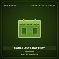 Genuine Mobis CABLE ASSY-BATTERY 372106D070 for Pavise 2019 HNS Parts Korea