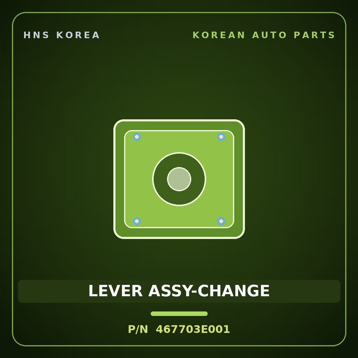 Genuine Mobis LEVER ASSY-CHANGE 467703E001 for Sorento 2002 HNS Parts Korea