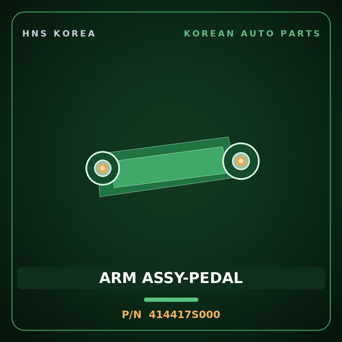 Genuine Mobis ARM ASSY-PEDAL 414417S000 for Trago 2013 HNS Parts Korea