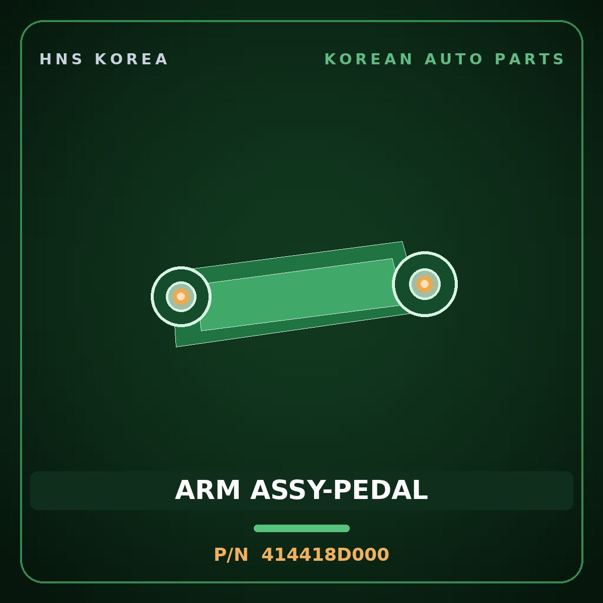 Genuine Mobis ARM ASSY-PEDAL 414418D000 for Aero City 2006 HNS Parts Korea