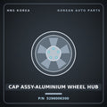 Genuine Mobis CAP ASSY-ALUMINIUM WHEEL HUB 5296006300 for Visto 2001 HNS Parts Korea