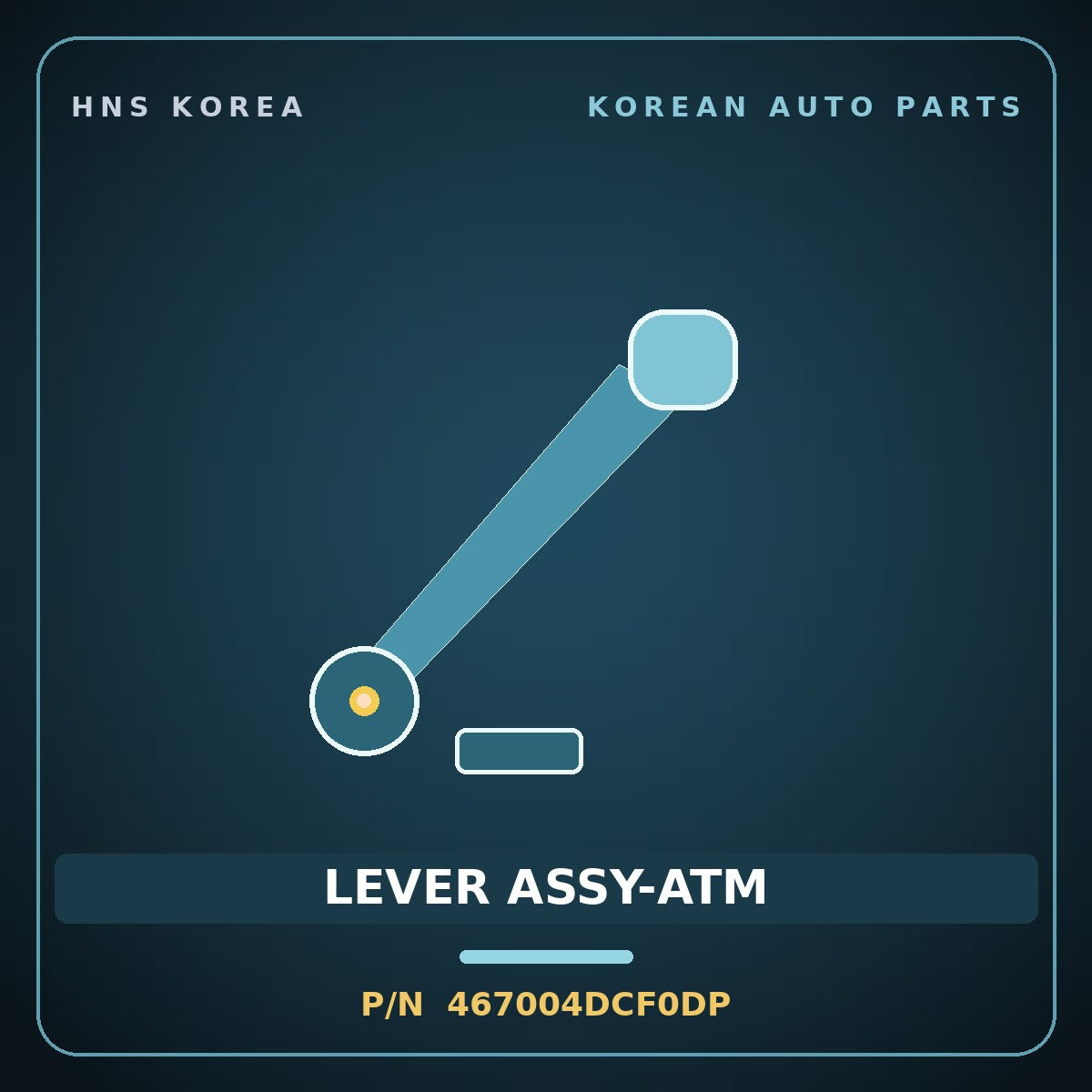 Genuine Mobis LEVER ASSY-ATM 467004DCF0DP for Carnival 2005 HNS Parts Korea