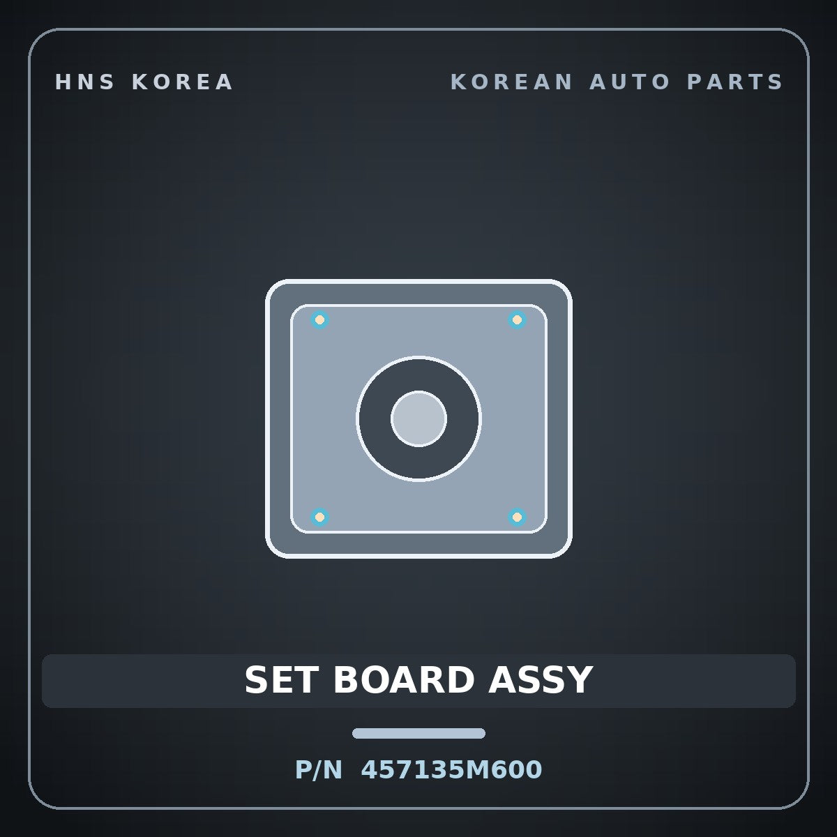 Genuine Mobis SET BOARD ASSY 457135M600 for Mighty 2015 HNS Parts Korea