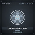 Genuine Mobis CAP ASSY-WHEEL HUB 529601C500 for Click 2002 HNS Parts Korea