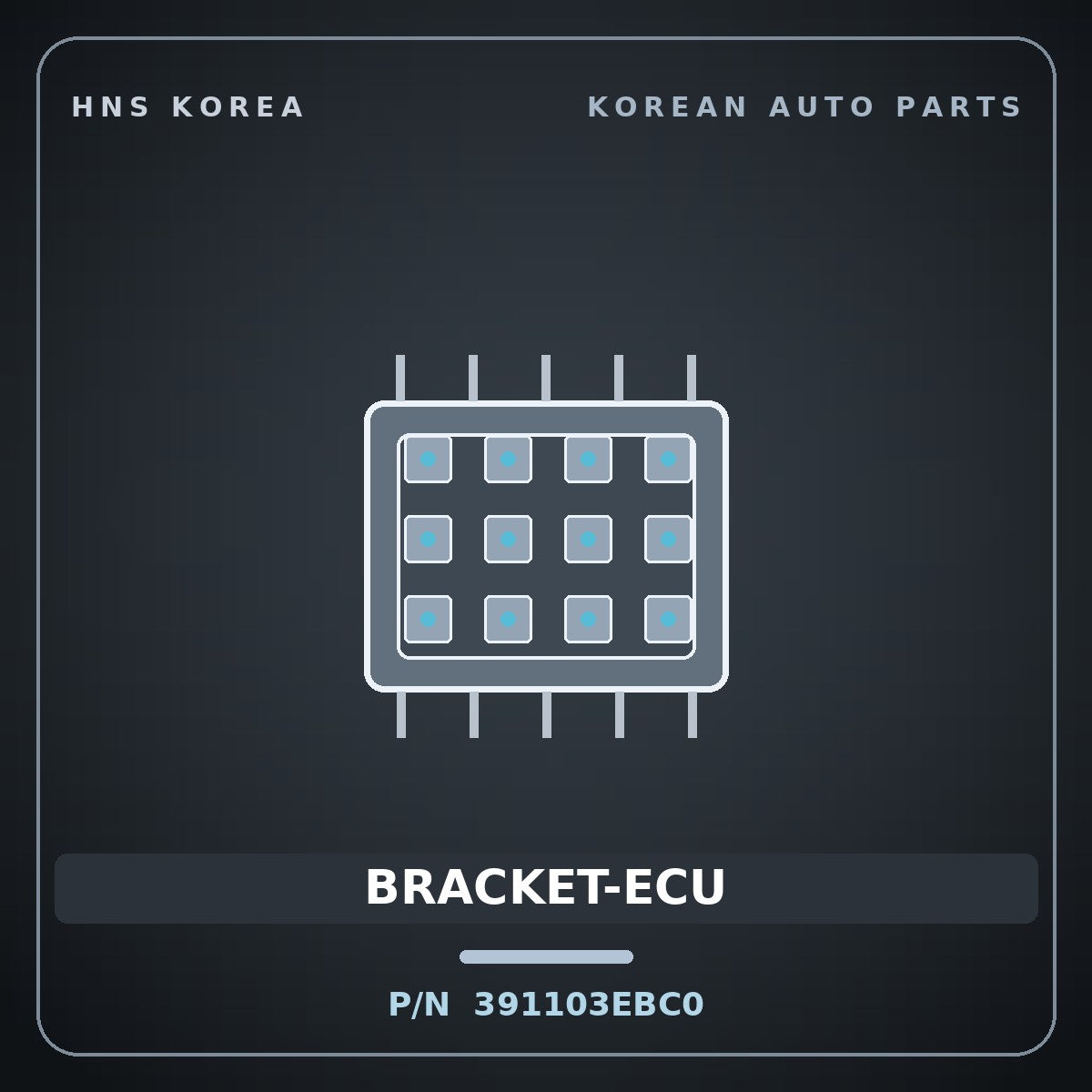 Genuine Mobis BRACKET-ECU 391103EBC0 for Sorento 2009 HNS Parts Korea