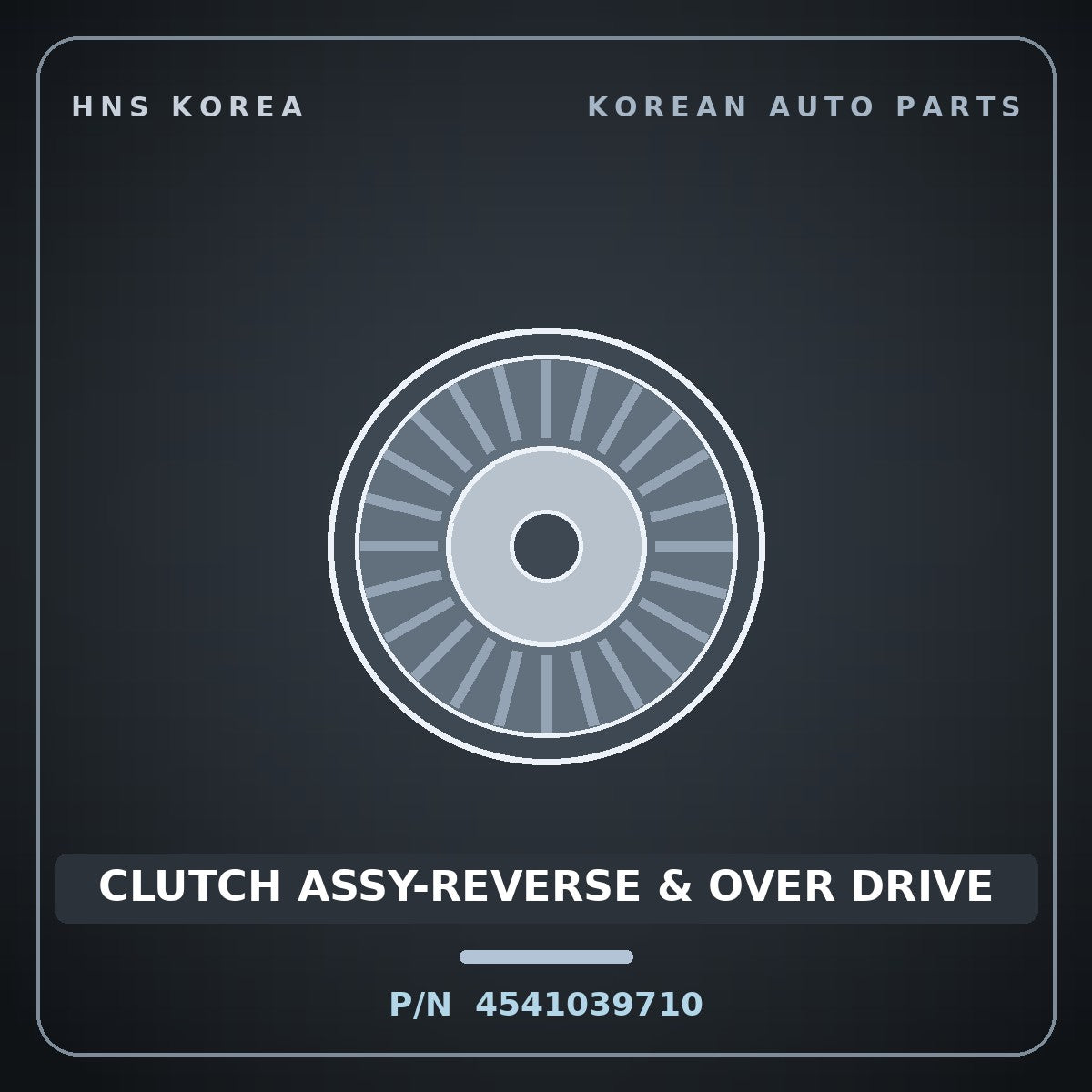 Genuine Mobis CLUTCH ASSY-REVERSE & OVER DRIVE 4541039710 for Carens 1999 HNS Parts Korea