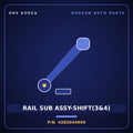 Genuine Mobis RAIL SUB ASSY-SHIFT(3&4) 4382044900 for Galloper 1990 HNS Parts Korea