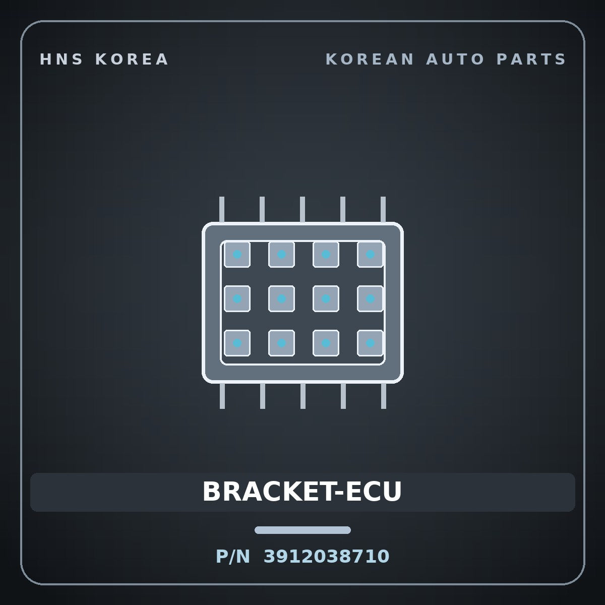 Genuine Mobis BRACKET-ECU 3912038710 for Optima 2000 HNS Parts Korea