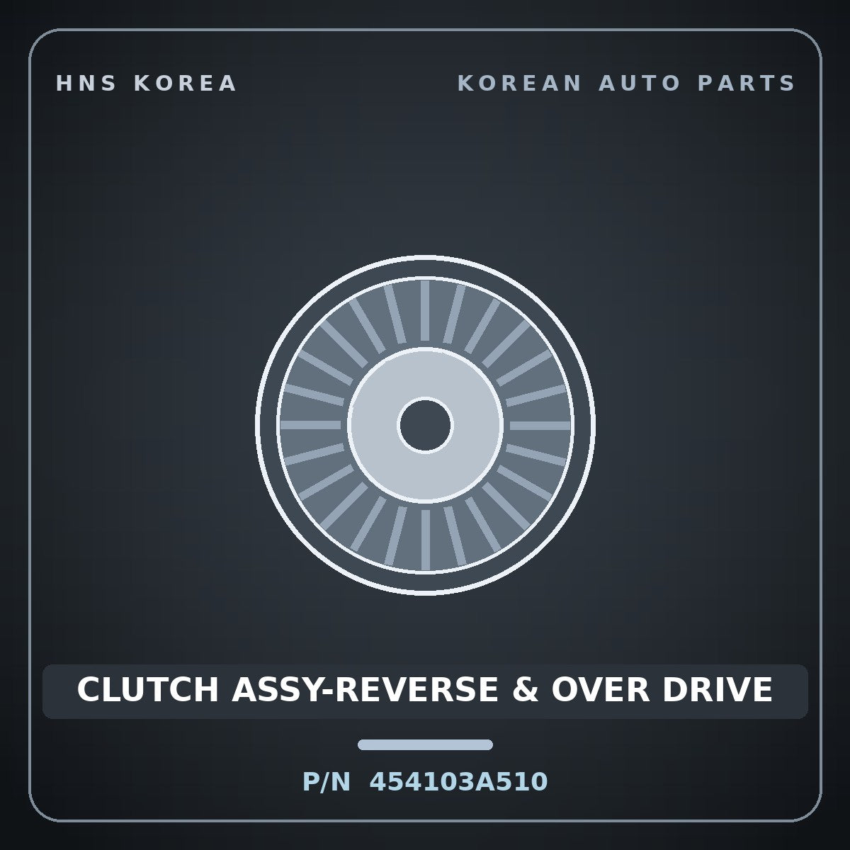 Genuine Mobis CLUTCH ASSY-REVERSE & OVER DRIVE 454103A510 for Carnival 2004 HNS Parts Korea