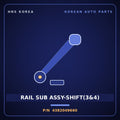 Genuine Mobis RAIL SUB ASSY-SHIFT(3&4) 4382049660 for Grand Starex 2007 HNS Parts Korea