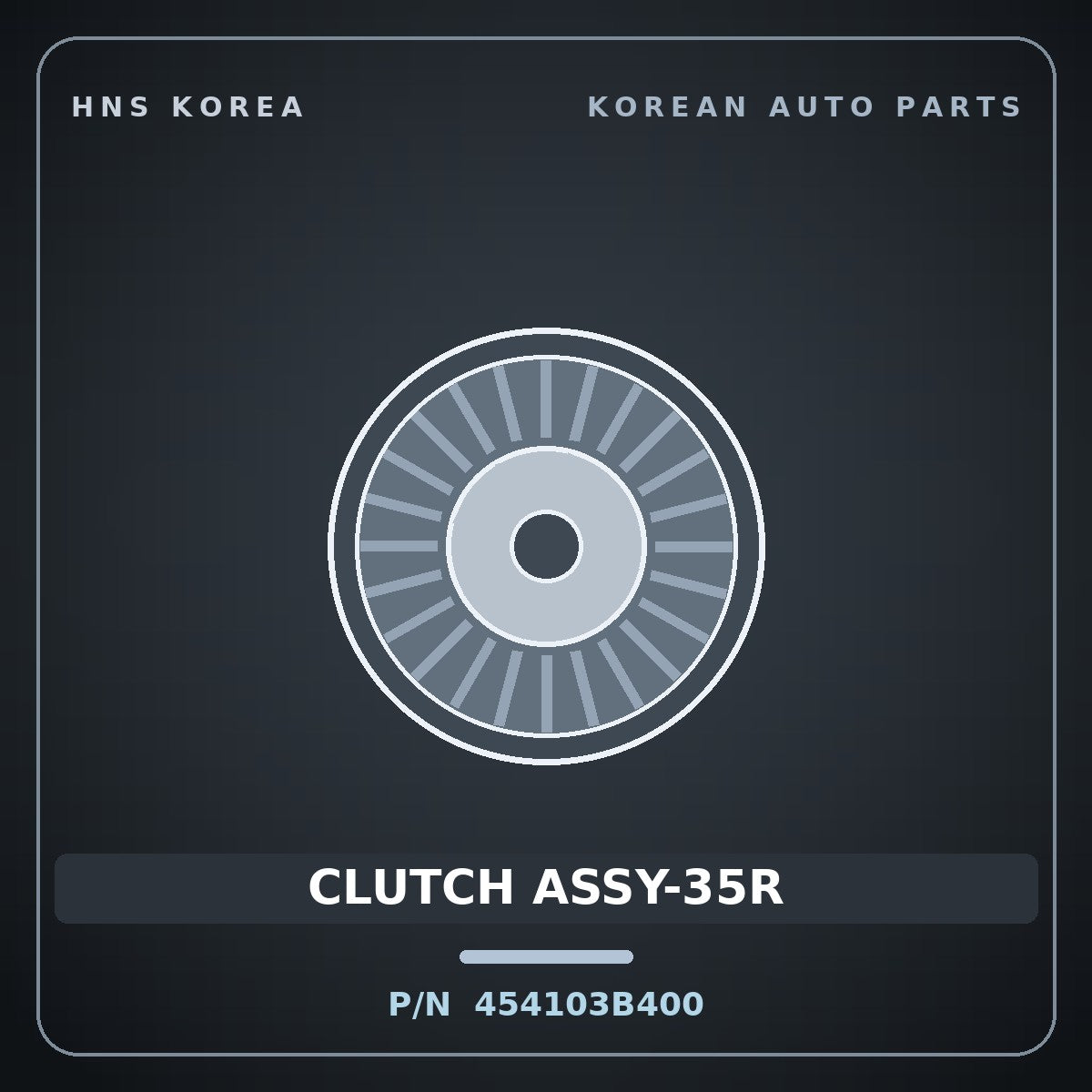 Genuine Mobis CLUTCH ASSY-35R 454103B400 for Carnival 2005 HNS Parts Korea
