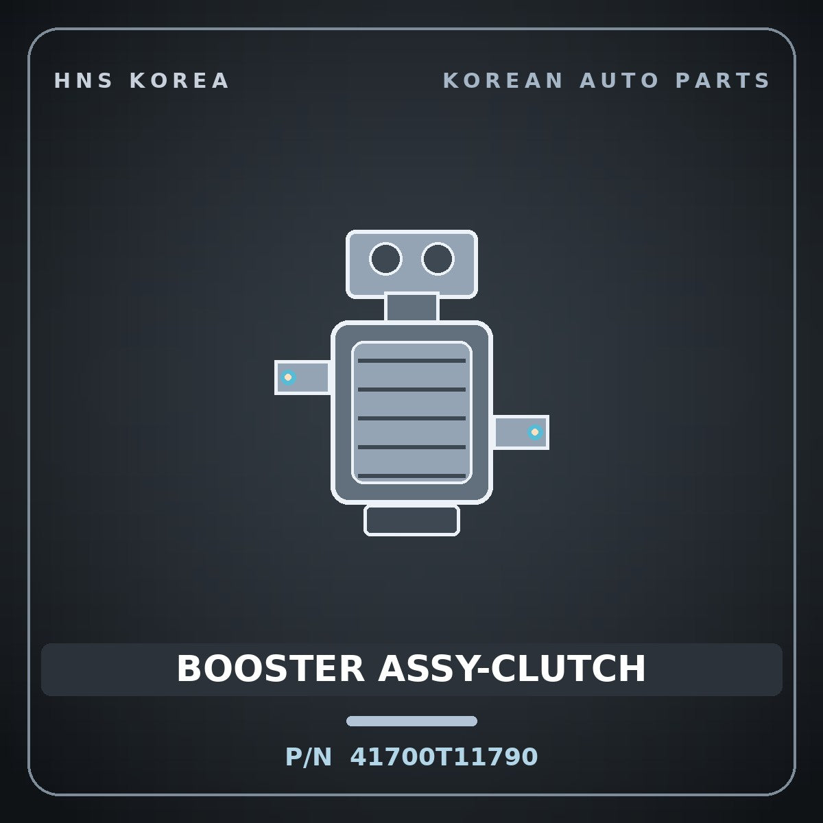 Genuine Mobis BOOSTER ASSY-CLUTCH 41700T11790 for Aero City 2004 HNS Parts Korea