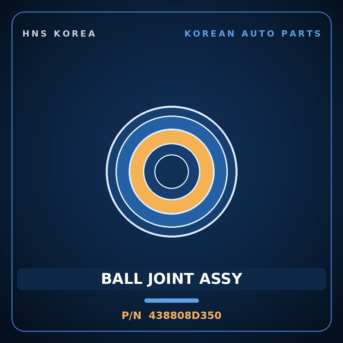 Genuine Mobis BALL JOINT ASSY 438808D350 for Express 2006 HNS Parts Korea