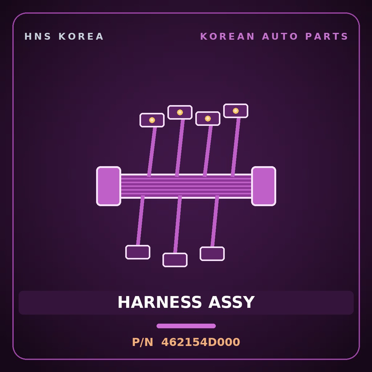 Genuine Mobis HARNESS ASSY 462154D000 for Bongo 1996 HNS Parts Korea