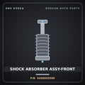 Genuine Mobis SHOCK ABSORBER ASSY-FRONT 5430055500 for Aerotown 1998 HNS Parts Korea