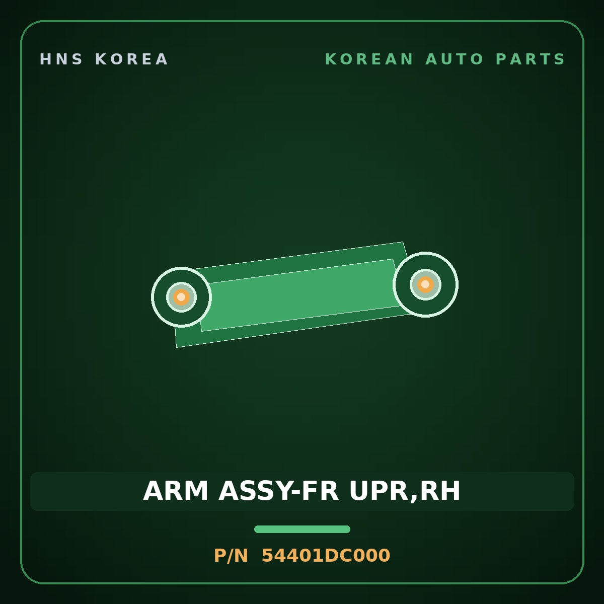 Genuine Mobis ARM ASSY-FR UPR,RH 54401DC000 for GV90 2026 HNS Parts Korea