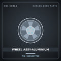 Genuine Mobis WHEEL ASSY-ALUMINIUM 5291037700 for Dynasty 1992 HNS Parts Korea