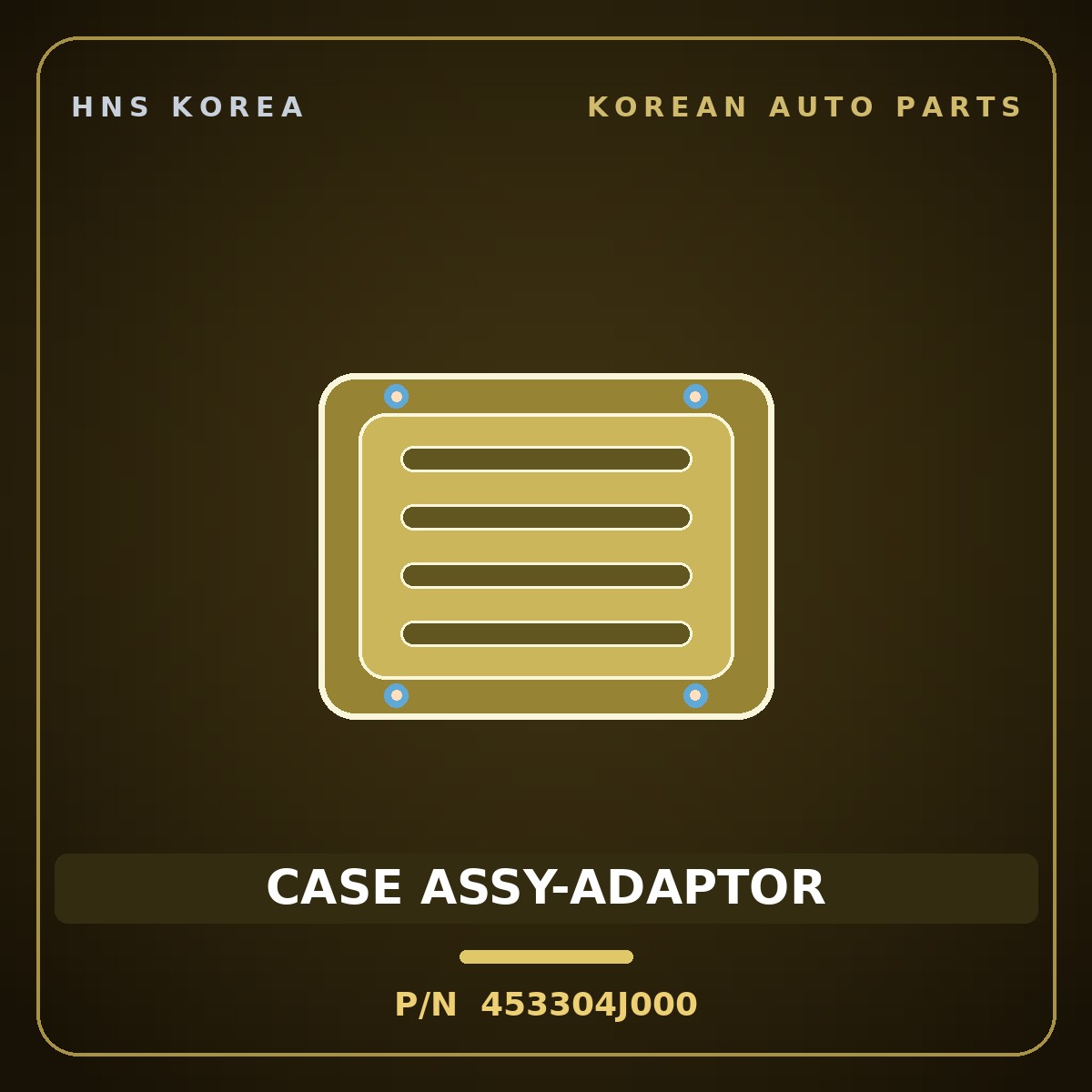 Genuine Mobis CASE ASSY-ADAPTOR 453304J000 for G70 2016 HNS Parts Korea