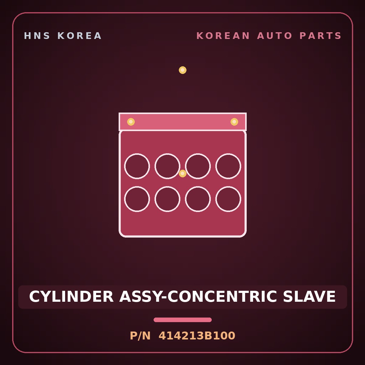 Genuine Mobis CYLINDER ASSY-CONCENTRIC SLAVE 414213B100 for Staria 2021 HNS Parts Korea