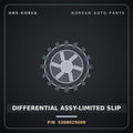 Genuine Mobis DIFFERENTIAL ASSY-LIMITED SLIP 5308025000 for Genesis Coupe 2008 HNS Parts Korea