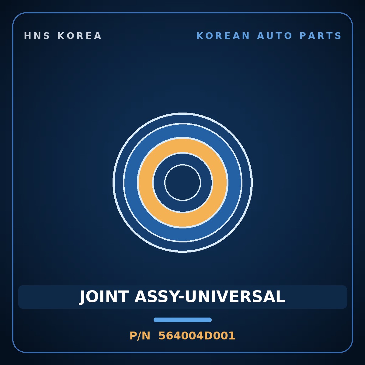 Genuine Mobis JOINT ASSY-UNIVERSAL 564004D001 for Carnival 2005 HNS Parts Korea