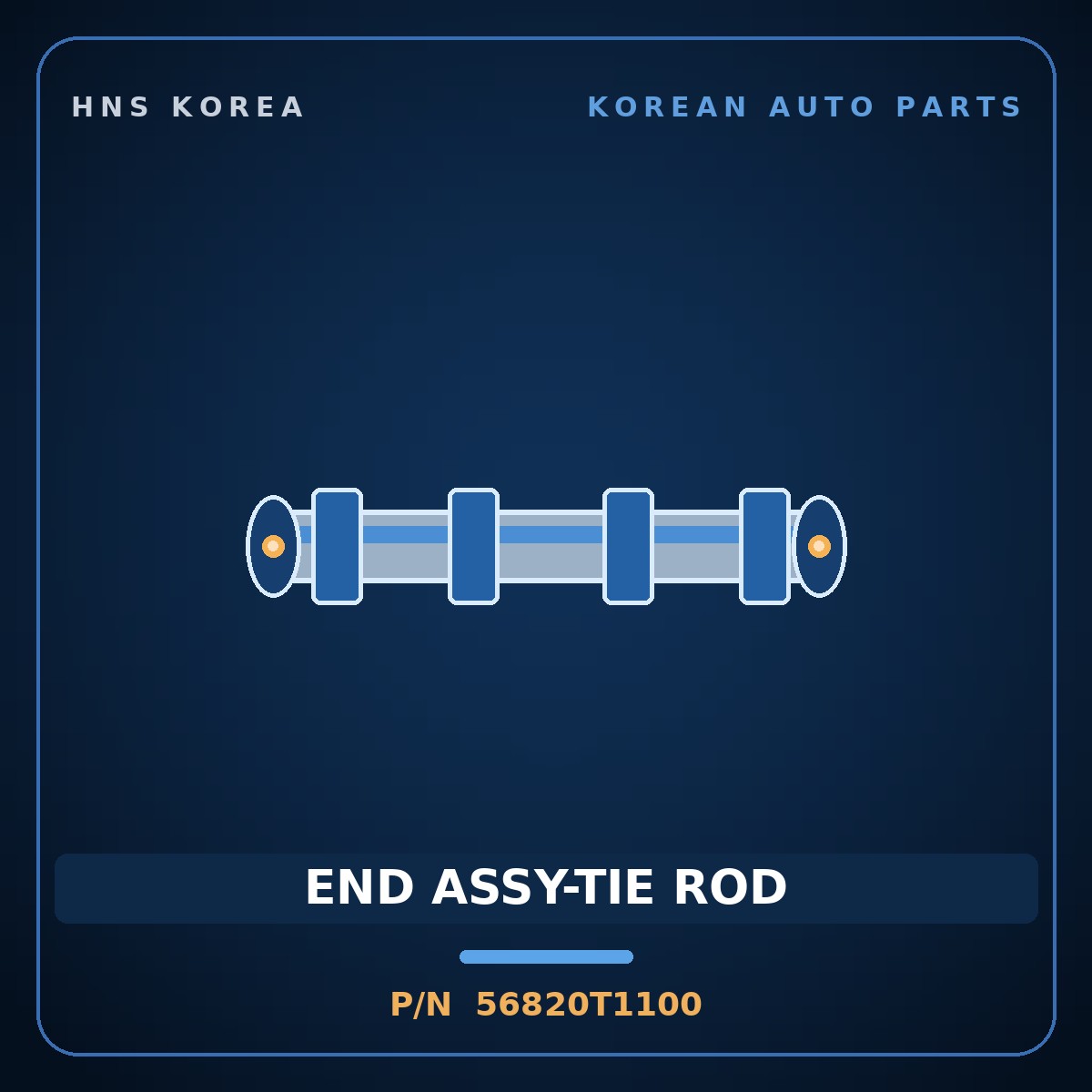 Genuine Mobis END ASSY-TIE ROD 56820T1100 for G80 2020 HNS Parts Korea