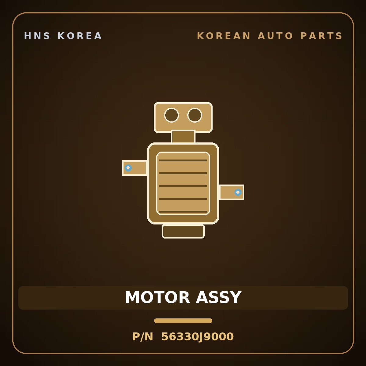 Genuine Mobis MOTOR ASSY 56330J9000 for Kona 2018 HNS Parts Korea