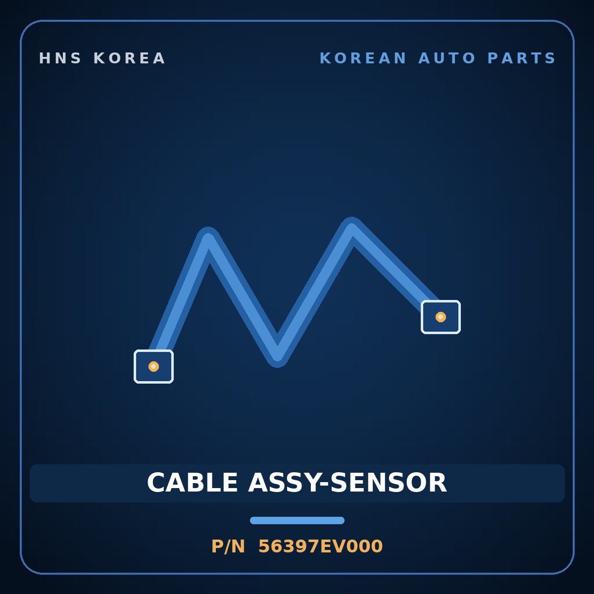 Genuine Mobis CABLE ASSY-SENSOR 56397EV000 for EV3 2024 HNS Parts Korea