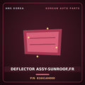 Genuine Mobis DEFLECTOR ASSY-SUNROOF,FR 816414H000 for Grand Starex 2007 HNS Parts Korea