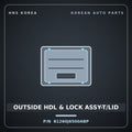 Genuine Mobis OUTSIDE HDL & LOCK ASSY-T/LID 81260J6500ABP for K9 2021 HNS Parts Korea