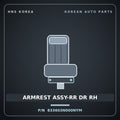 Genuine Mobis ARMREST ASSY-RR DR RH 833603N000NYM for Equus 2013 HNS Parts Korea