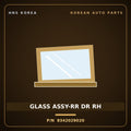 Genuine Mobis GLASS ASSY-RR DR RH 8342029020 for Elantra 1996 HNS Parts Korea