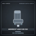 Genuine Mobis ARMREST ASSY-DR RH 8272006000IJ for Atos 1998 HNS Parts Korea