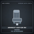 Genuine Mobis ARMREST ASSY-DR RH 827201M200WK for Forte 2008 HNS Parts Korea