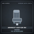 Genuine Mobis ARMREST ASSY-DR RH 827201M210WK for Forte 2008 HNS Parts Korea