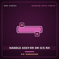 Genuine Mobis HANDLE ASSY-RR DR O/S RH 836604A000 for Grand Starex 1997 HNS Parts Korea