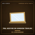 Genuine Mobis PNL ASSY-RR DR WINDOW TRIM,RH 83361A9000WK for Carnival 2014 HNS Parts Korea