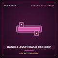 Genuine Mobis HANDLE ASSY-CRASH PAD GRIP 847174A400LK for Grand Starex 1997 HNS Parts Korea