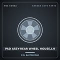 Genuine Mobis PAD ASSY-REAR WHEEL HOUSE,LH 84275DC500 for GV90 2026 HNS Parts Korea