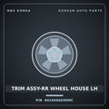 Genuine Mobis TRIM ASSY-RR WHEEL HOUSE LH 842404A030MC for Grand Starex 1997 HNS Parts Korea