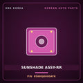 Genuine Mobis SUNSHADE ASSY-RR 85690J6000AYK for K9 2021 HNS Parts Korea
