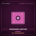 Genuine Mobis SUNSHADE ASSY-RR 85690J6000BGA for K9 2021 HNS Parts Korea