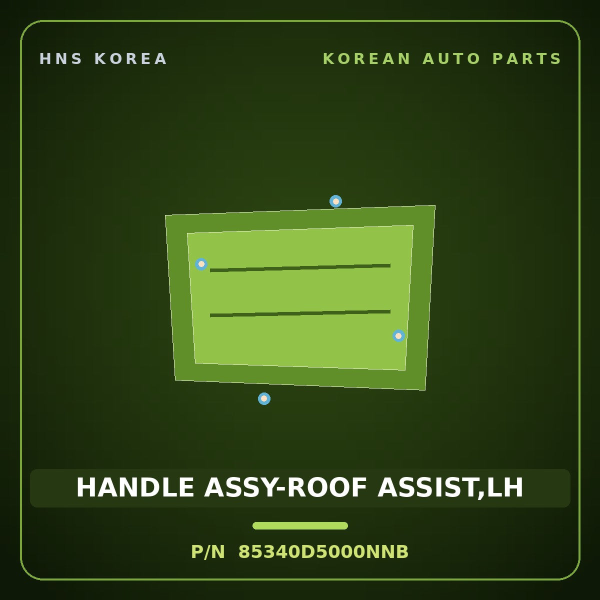 Genuine Mobis HANDLE ASSY-ROOF ASSIST,LH 85340D5000NNB for Staria 2026 HNS Parts Korea