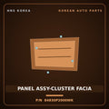 Genuine Mobis PANEL ASSY-CLUSTER FACIA 84830P2000WK for Sorento 2020 HNS Parts Korea